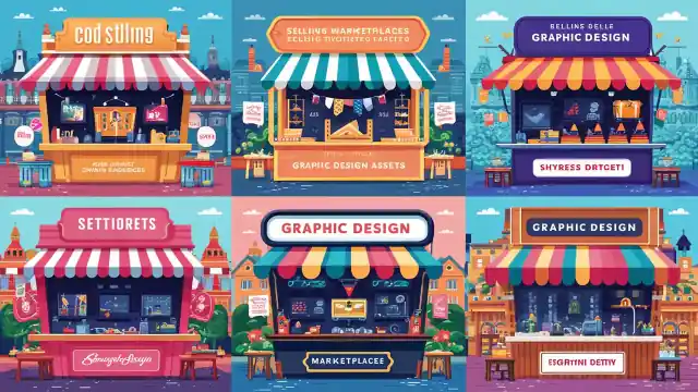 The Best Marketplaces for Selling Graphic Design Assets