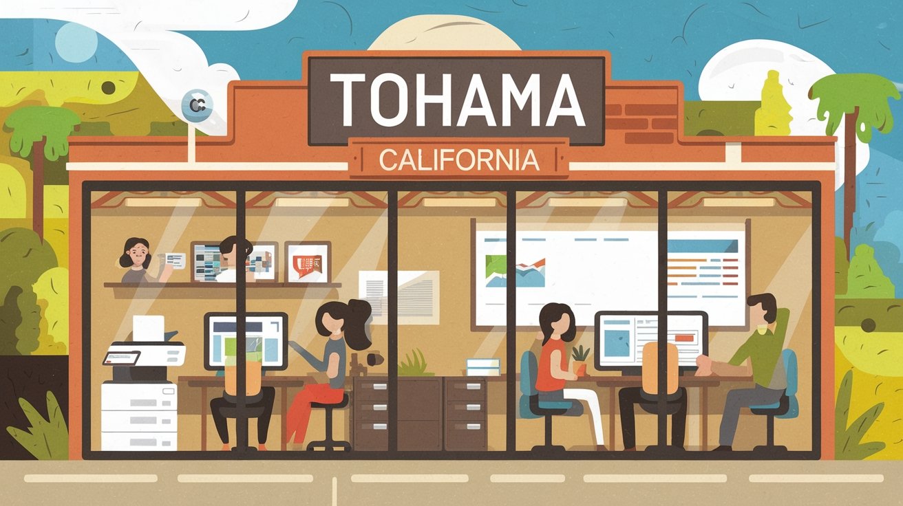 online graphic design company Tohama, California